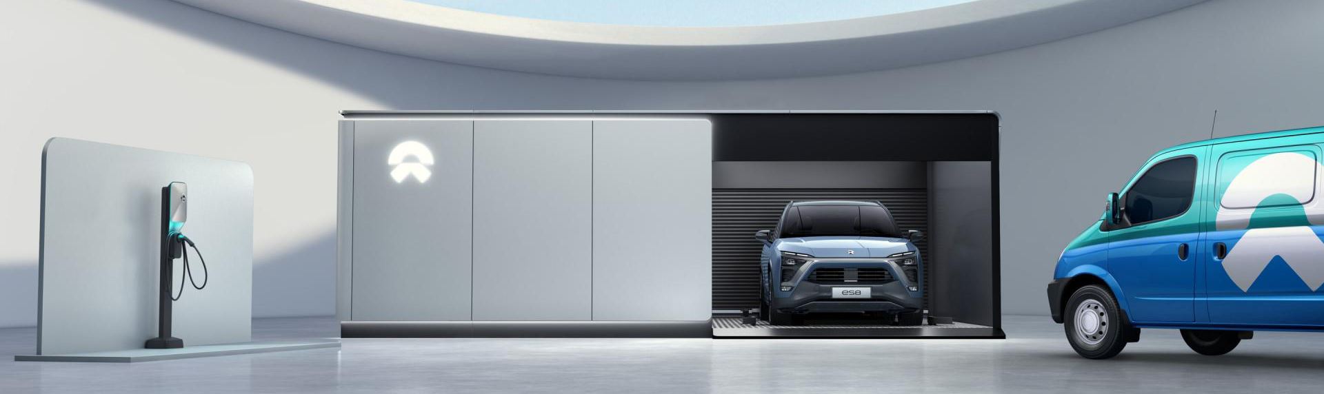 蔚來(lái)無(wú)人換電站